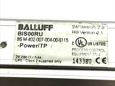 Used Balluff HF RFID Read/Write Head 13.56MHz BIS00RU PLC Processors Michigan US | Maverick Industrial Sales #1398809
