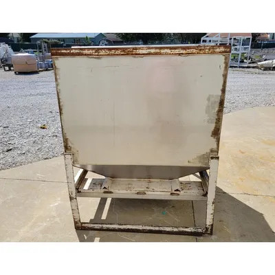 Used 45 cu/ft Stainless Steel Tote Dry Storage Bin Hopper