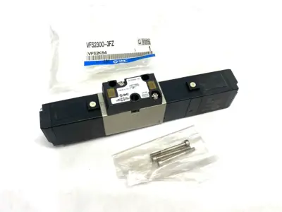 USED SMC 4/5-PORT PILOT SOLENOID VALVE 110VAC