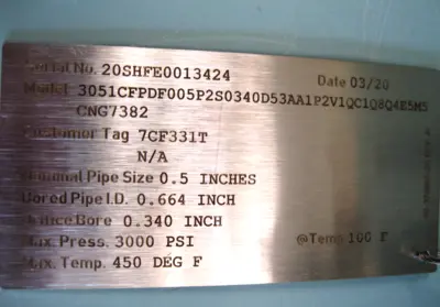NEW Rosemount 3051 CFP DF005P2S0340D53AA1P2V1QC1Q8Q4E5M5