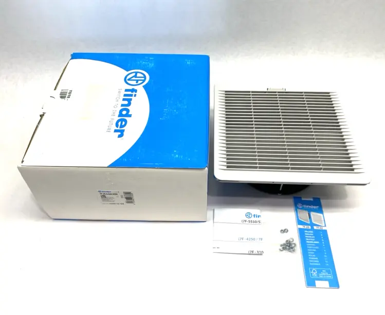 Used FINDER STANDARD FILTER FAN UNIT, 24VDC, 147 CFM FREE FLOW Filters | Maverick Industrial Sales #1101772