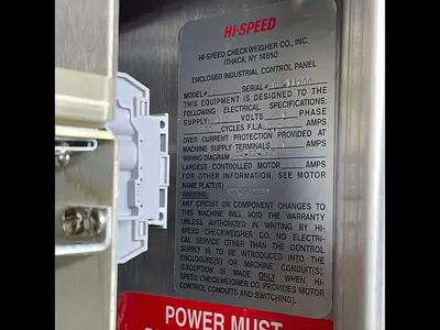 USED METTLER TOLEDO METTLER TOLEDO HI SPEED P2-80-121 REV C, CM