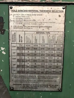 Used 1998 CINCINNATI 4SE20 Power Squaring Shears (Inch) Georgia US | The Equipment Hub #495018