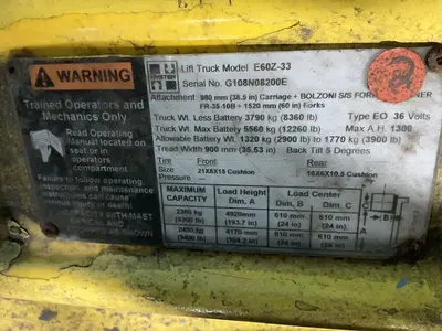 Used HYSTER E60Z33 Material Handling (misc) Ohio US | HGR 24 #1309308