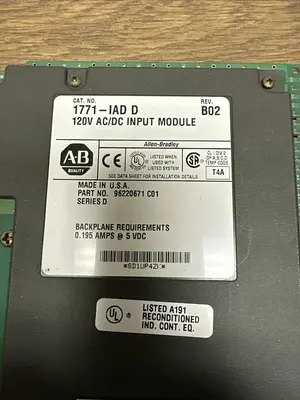 Used ALLEN-BRADLEY 1771-IAD D Input / Output Modules | Surplus Asset Holdings #1205876