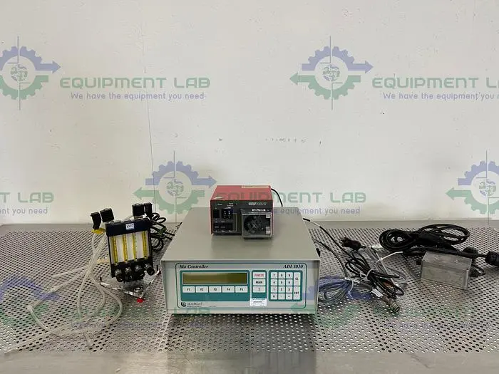 Used APPLIKON ADI 1030 BIO CONTROLLER W/ WATSON MARLOW 101U/R, COLE PARMER FLOWMETER Fermenters / Bioreactors California US | Equipment Lab #487854