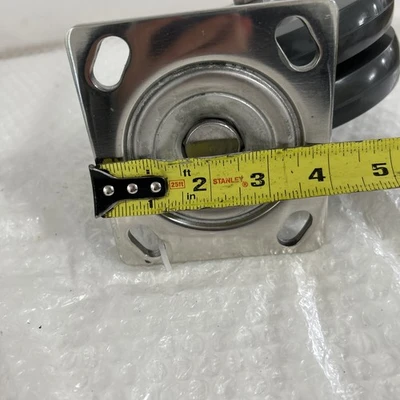 (QTY 1) MedCaster Dual Tech  Industrial Swivel Caster Fast Shipping! NNB