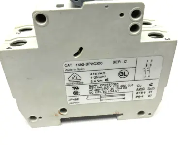 USED ALLEN-BRADLEY SER. C CIRCUIT BREAKER 2-POLE 30A