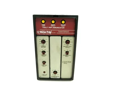 USED GENERAL ELECTRIC TA9VT20GA3 MICRO VERSA TRIP ANNUNCIATOR