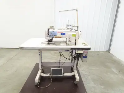 KM-1072BLX-7 Fortuna Industrial Sewing Embroidery Servo Machine 230VAC 1Ph *Read