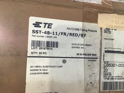 TE Raychem Tubing SST-48-11/FR/RED/97 PN:CB5351-000