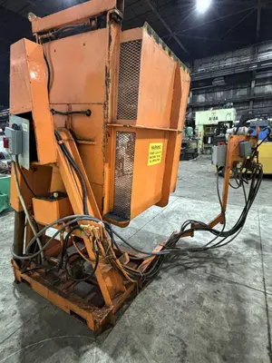 4400 LBS x 55" x 48" x 60" CHERRY HYDRAULIC PALLET INVERTER / ROTATE / FLIPPER: STOCK #23736