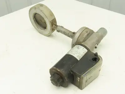Krom Schroder MB 7NQ3  4" Wafer Butterfly Valve w/Solenoid Actuator 120VAC DN100