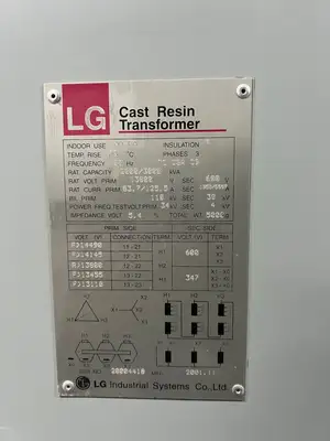 LV Double-Ended Unit Substation - 2 x 2000/3000kVA, 13.8kV Transformers w/ 600V MAGNUM DS Switchgear