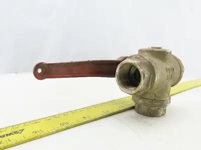 PN40 11A Stainless Steel 3 Way Ball Valve With Shutoff 3/4" NPT