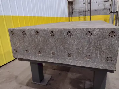 73.5" X 46.5" X 18.5" PORTAGE MITCHELL GRANITE LAYOUT SURFACE PLATE: STOCK #19744