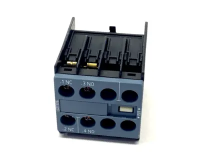 3RH2911-1HA11 | Siemens  Auxiliary Switch Block 1 NO + 1 NC, For 3RT2 & 3RH2 - New