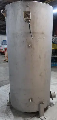 SPC8689  Tank 350 gallon vertical tank, Stainless Steel, flat