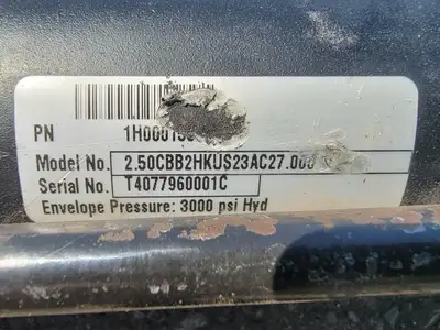 USED PARKER FILTRATION 02.50 CBB2HKUS23AC 27.000