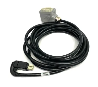 USED ATLAS COPCO POWER CABLE US 250V 5M W/ HARTING 19300061540 HOOD