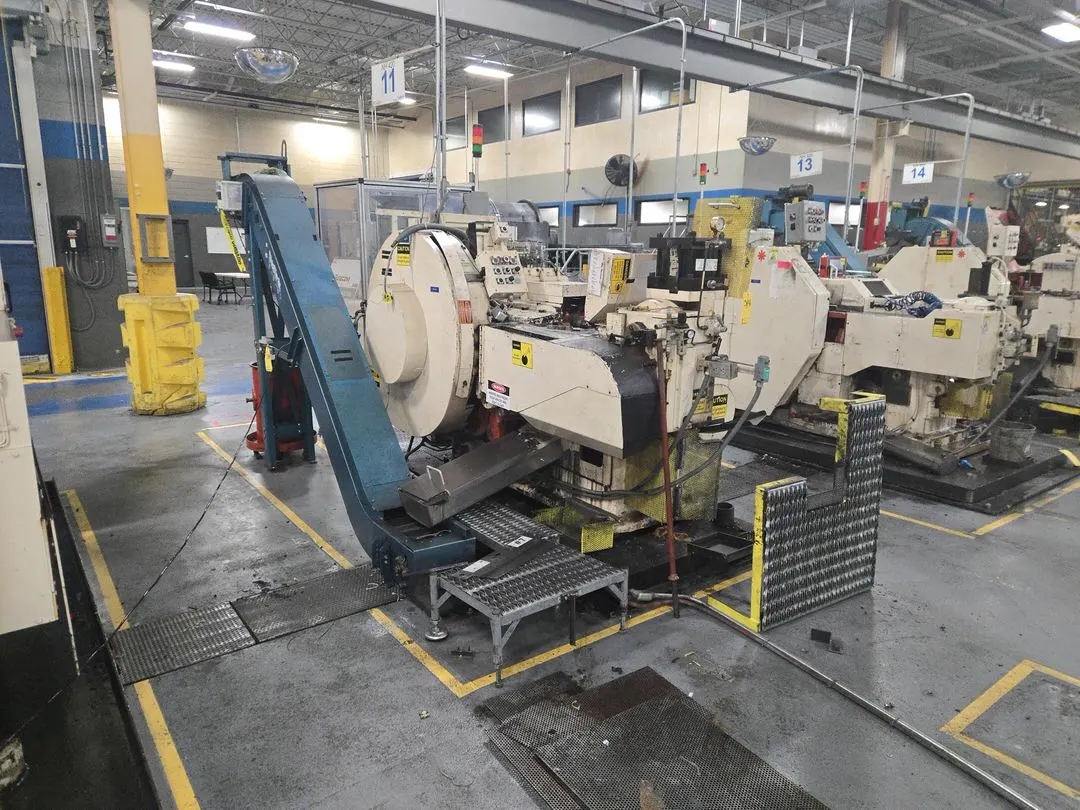 National Machinery .420" Double Stroke Roller Header; Cutoff Diameter: .420", PPM: 200, Max Cutoff
