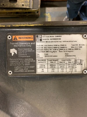 USED HYSTER E40HSD