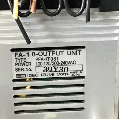Used IDEC PFA-1T081 PLC Input & Output California US | Davliegogo LLC #1705328