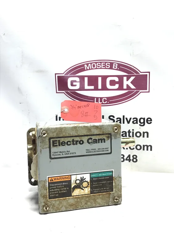 Used ELECTRO CAM ⚙️ MODEL: EC-2004-12-DRN-D-1-2/64, DESIGNED TO MEET SPECIFIC OPERATIONAL REQUIREMENTS. Relays & Switches Pennsylvania US | Moses B Glick #990464