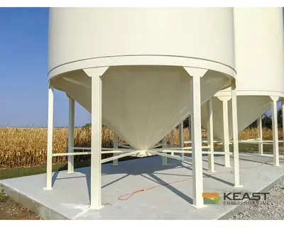 Used MERIDIAN 1620 STANDARD - 4119 BUSHELS Hopper Bottom Silos Iowa US | Keast Enterprises #1360525