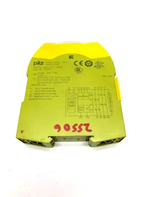 Pilz PNOZ s5 24VDC 2n/o 2n/ot Sigma Safety Relay 750105 NO TERMINAL CONNECTORS - For parts or not working