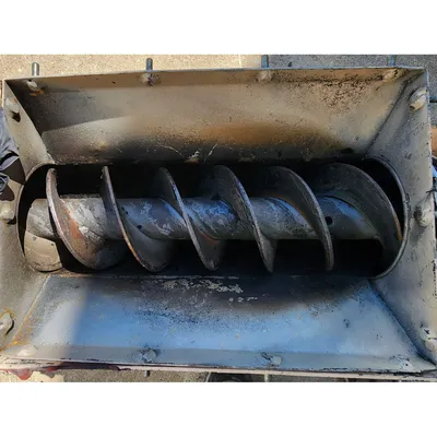 Used 6" Dia. X 18'-6"L Mild Steel Tubular Screw Auger Conveyor