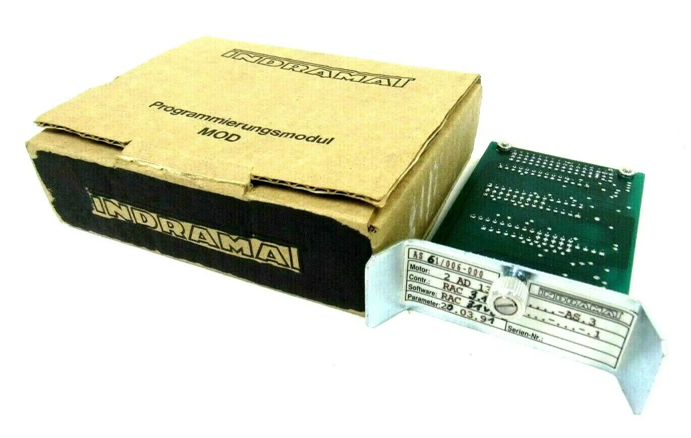 NEW INDRAMAT AS-61/006-000 PROGRAMMING MODULE AS61006000 2AD132D-AS.3
