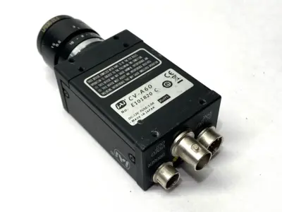 USED JAI COMPACT INDUSTRIAL HIGH PERFORMANCE MONOCHROME CCD CAMERA 12VDC