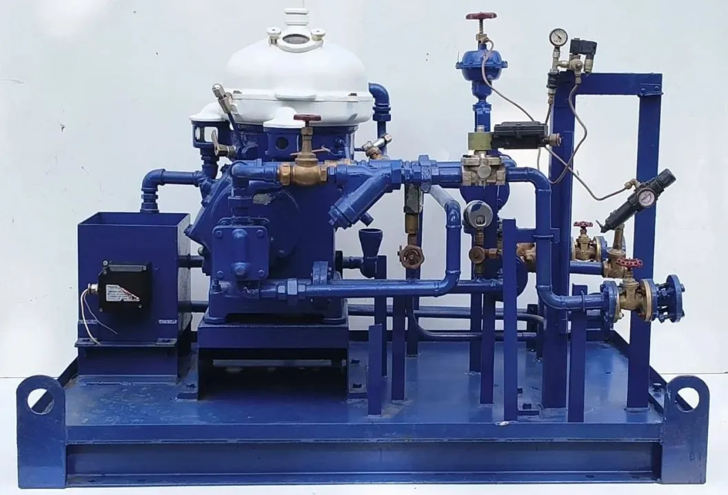 Alfa-Laval MAB 104B-14/24 oil purifier skid, SS.
