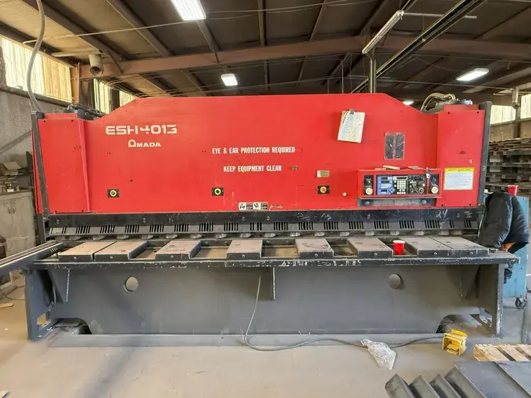 Used 2002 AMADA ESH4013 Power Squaring Shears (Inch) Illinois US | BLUMBERG MACHINERY COMPANY #396371