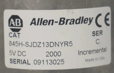 NEW ALLEN BRADLEY 845H-SJDZ13DNYR5 ENCODER SER. C, 845HSJDZ13DNYR5