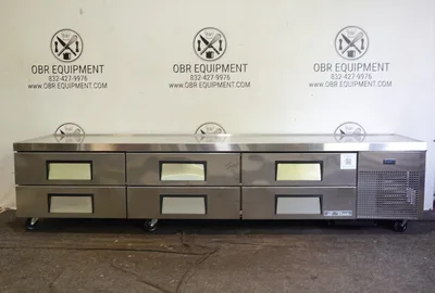 NEW TRUE 110” SIX DRAWER REFRIGERATED CHEF BASE MODEL TRBC-110