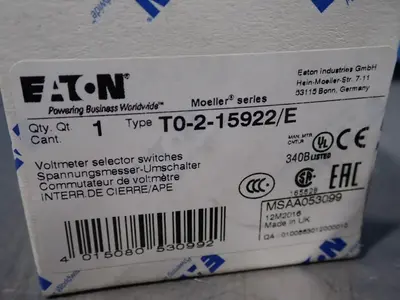 NEW EATON T0215922/E