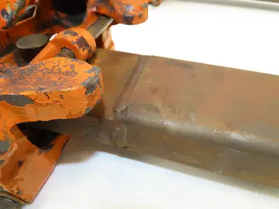 Cleveland Tramrail Bridge Crane 46" Stop Bar ES Idler Heads WA 5"Wheels Set of 2