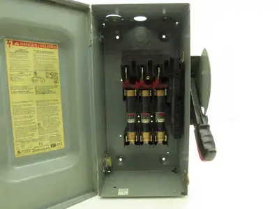 Square D H362 Heavy Duty Fused Safety Disconnect Switch 60A 600VAC Series F1