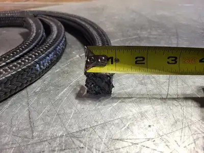 7/8" Graphite Compression Packing Seal 70" Length