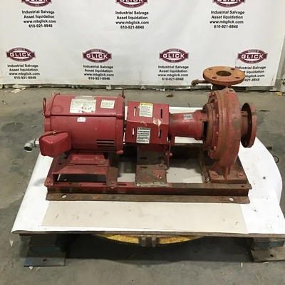 ITT Bell & Gossett 2 5BB 9 BF End Suction Pump 286GPM 7.5Ft 1800HP