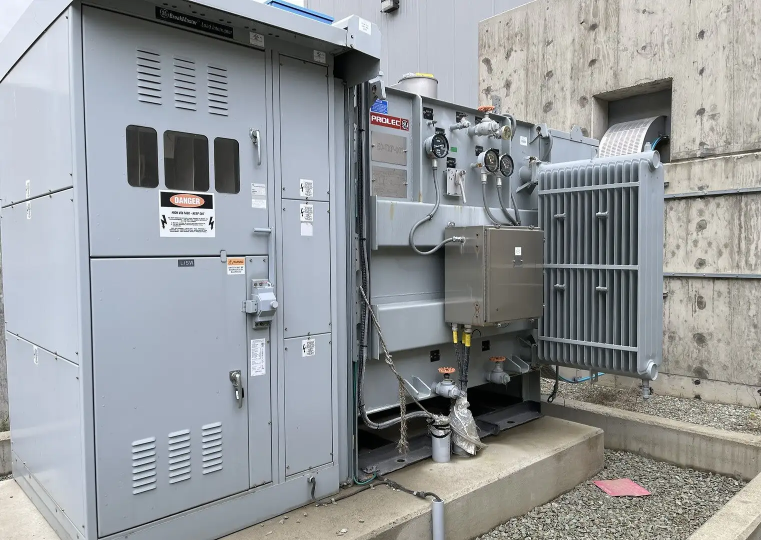 PROLEC 3000 kVA Oil Filled Transformer, 4160 pri. volts, 600/346 sec. volts