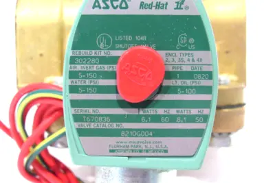 NEW ASCO 8210G004 SOLENOID VALVE 120/60