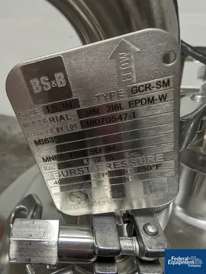 USED Precision 200 Liter Precision Stainless Reactor, 316L S/S, 45/100#