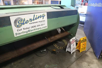 Used DI-ACRO 10FTX1/8IN Power Squaring Shears (Gauge) California US | Sterling Machinery Exchange #1467182