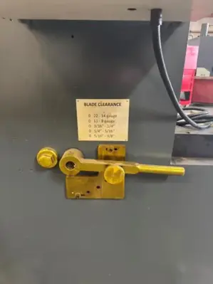 Used JAYSHREE MACHINE TOOLS GS10375 Power Squaring Shears (Inch) Ohio US | HGR 24 #878322