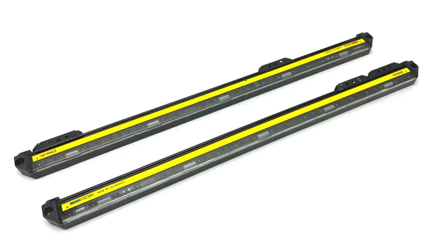 GL-S20FH-T, GL-S20FH-R | Keyence GL-S20FH-T Transmitter GL-S20FH-R Receiver Light Curtain Set - Used