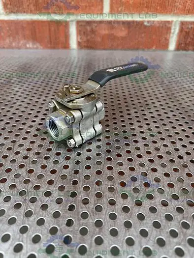 Used SVF -F. C. I. R86666ATSE COMPRESSION BALL VALVE W/ 1" THREADED FITTING 1500PSI Valves/Fittings California US | Equipment Lab #485718
