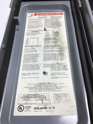 Square D HU361A Heavy Duty Safety Switch
